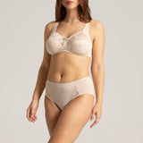 Sutien bumbac cu dantela Fiona R1103 nude