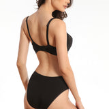 Sutien negru din bumbac cu dantela Fiona R1103