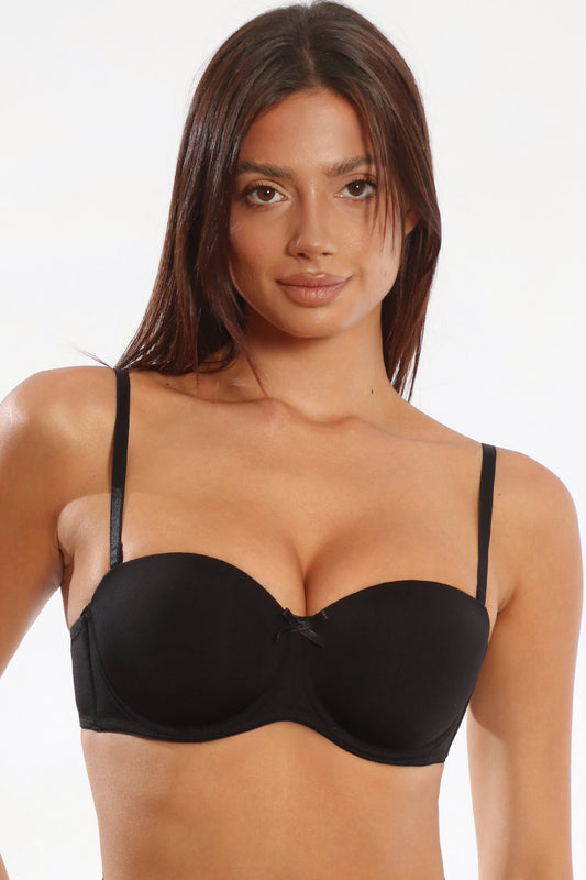 Sutien balconet LIDIA R1377 negru