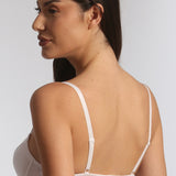 Sutien push up din bumbac alb ADELIA R1422