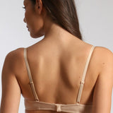 Sutien push up din bumbac bej ADELIA R1422