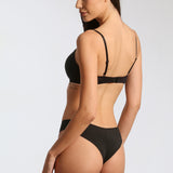Sutien push up din microfibra negru LUCIANA R1425