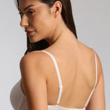 Sutien push up din microfibra alb LUCIANA R1425