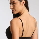 Sutien push up din microfibra negru LUCIANA R1425