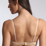 Sutien push up din microfibra bej LUCIANA R1425