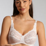 Sutien clasic din dantela alb CARA R1430