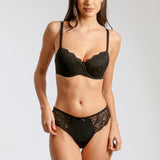 Chilot brazilian negru OLGA S1918