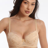 Sutien clasic din dantela OLGA R1447 bej