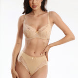 Sutien clasic cu dantela Olga R1448 bej
