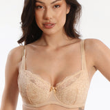 Sutien clasic cu dantela Olga R1448 bej