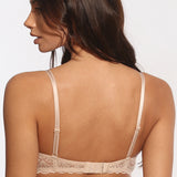 Sutien Balconet bretele reglabile nude CATY R1635