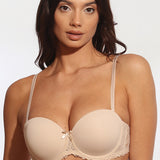 Sutien Balconet bretele reglabile nude CATY R1635