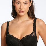 Sutien clasic cu dantela negru OLGA R1662O