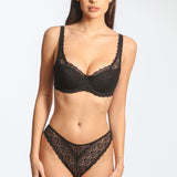 Sutien clasic buretat IUSTINA negru R1662