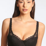 Sutien clasic buretat IUSTINA negru R1662