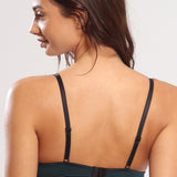 Sutien clasic cupa soft decoltata verde RIANNA R1676