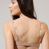 Sutien push-up cappuccino AMBRA R1684