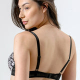 Sutien cu cupa soft decoltata imprimat DENISA R1704
