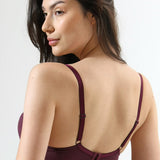 Sutien cu cupa soft burgundy ANNA R1708