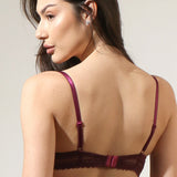 Sutien push up burgundy ORIANA R1731
