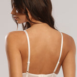 Sutien clasic cupa soft decoltata ecru EVA R1732