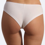 Set 3 buc chiloti brazilieni din bumbac alb CAMI S0836N