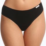 Set 3 buc chiloti brazilieni din bumbac negru CAMI S0836N