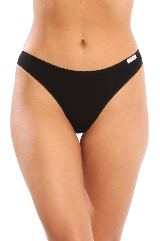 Set 3 buc chiloti brazilieni CAMI S0836 negru