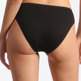 Chilot clasic din bumbac negru AIDA S0839