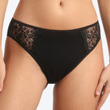 Chilot clasic din bumbac negru AIDA S0839