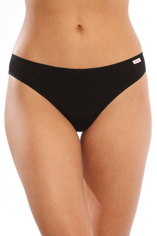 Chilot brazilian din bumbac Cami S0891 negru