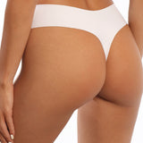 Chiloti tanga albi fara cusaturi LUCIA S1458NJ