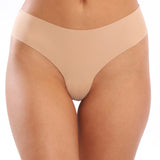 Chiloti tanga bej fara cusaturi LUCIA S1458NJ