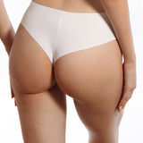 Chiloti panty brazilian fara cusaturi alb LUCIA S1459NJ