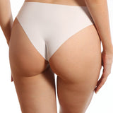 Set 2 buc chiloti brazilieni albi fara cusaturi Lucia S1460