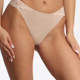 Chilot brazilian din bumbac si dantela FIONA S1505