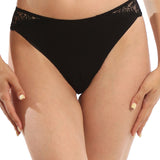 Brazilian cotton and lace panties FIONA S1505