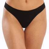 Chilot tanga din bumbac negru ADELIA S1555