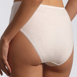 Chilot clasic talie înaltă din bumbac alb ADELIA S1557