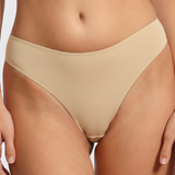 Chilot brazilian din microfibra bej LUCIANA S1558