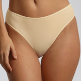 Chilot clasic din microfibra bej LUCIANA S1559