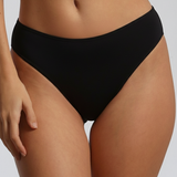 Chilot clasic din microfibra negru LUCIANA S1559