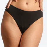 Chilot clasic din bumbac negru FIONA S1586