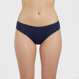 Chilot tanga din bumbac bleumarin IZA S1626