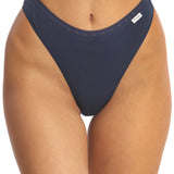 Chilot tanga din bumbac bleumarin CECILIA S1791