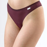 Chilot tanga îngust burgundy CECILIA S1791