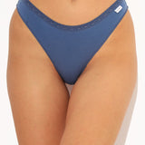 Chilot tanga bumbac Denim CECILIA S1791