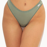 Chilot tanga bumbac Kaki CECILIA S1791