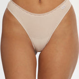 Chilot tanga din bumbac nude CECILIA S1791