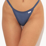 Chilot tanga bumbac Denim CECILIA S1792